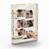 私たちは愛してあなたパパ写真コラージュ フォトブロック (左)