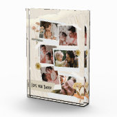 私たちは愛してあなたパパ写真コラージュ フォトブロック (右)