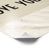 私たちは愛してあなたパパ写真コラージュ フォトプリント            (角)