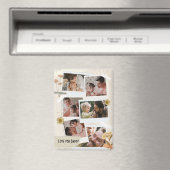 私たちは愛してあなたパパ写真コラージュ マグネット (インサイチュ (食洗機))