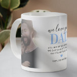 私たちは愛してあなたパパ2 Photo Coffee Mug コーヒーマグカップ<br><div class="desc">この贈り物を使っ表現て、あなたの愛とパパに対する感謝の完璧な方法を見独占的つけなさい。大切な家族の写真を二つ取り入れ、「私たちはあなたのパパを愛している、あなたは単に素晴らしいよ想像う、私たちはあなたなしで私たちの人生を過ごすことができなかった」と心から感じた言葉、青いハート、あなたの子供の名前の特別なtouch。特別な絆のボリュームが共有し話た愛の贈り物だ。</div>