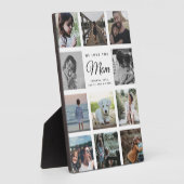 私たちは愛してあなたママINSTAGRAM写真モダンコラージュ フォトプラーク (側面)