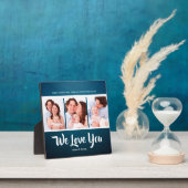 私たちは愛するパパパーソナライズされた, 3フォトコラージュ フォトプラーク (インサイチュ)