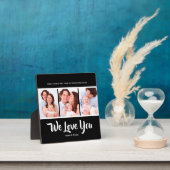 私たちは愛するパパパーソナライズされた, 3フォトコラージュPl フォトプラーク (インサイチュ)