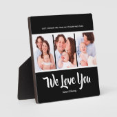 私たちは愛するパパパーソナライズされた, 3フォトコラージュPl フォトプラーク (正面)