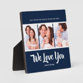 私たちは愛するパパパーソナライズされた, 3フォトコラージュPl フォトプラーク (正面)
