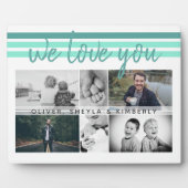私たちは愛するモダンスクリプトファミリー6 Photo Collage フォトプラーク (正面)