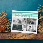 私たちは愛するモダンスクリプトファミリー6 Photo Collage フォトプラーク (側面)