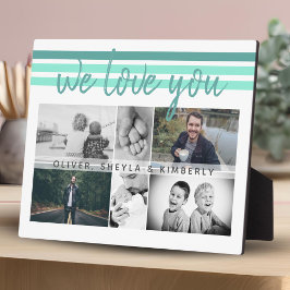 私たちは愛するモダンスクリプトファミリー6 Photo Collage フォトプラーク