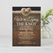 私たちは愛の結び目を結ぶ 結婚式招待状 招待状 (スタンド正面)