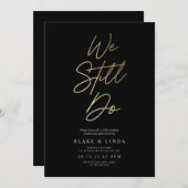 私たちは愛を新たに誓う 招待状 (正面/裏面)