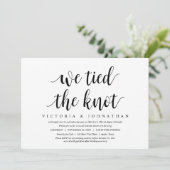 私たちは愛を誓った。結婚記念日の食事 招待状 (スタンド正面)