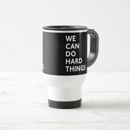 私たちは懸命のマグができる トラベルマグ (正面右)