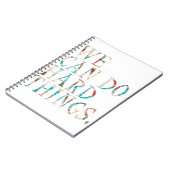 私たちは懸命事ができるデザイン1 ノートブック (左側)