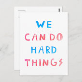 私たちは懸命事葉書ができる ポストカード (正面/裏面)