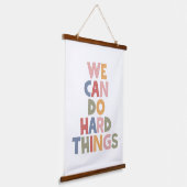 私たちは懸命 吊り下げ型タペストリー (傾斜あり)