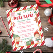 私たちは戻ってクリスマス小妖精や小人小人手紙 ポスター