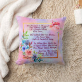 私たちは抱きしめ、私たちはあなたを愛するこの枕を抱きしめたフローラ クッション (ブランケット)