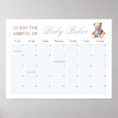 私たちは推測ベビーの到着日ゲームを待つことができる ポスター (正面)