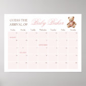 私たちは推測ベビーの到着日ゲームを待つことができる ポスター (正面)