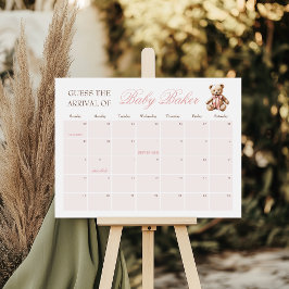 私たちは推測ベビーの到着日ゲームを待つことができる ポスター