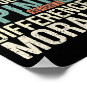 私たちは政治的意見に差がない ポスター (角)