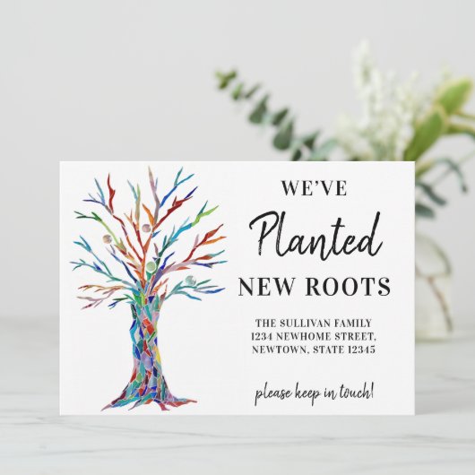 私たちは新しいルーツファミリーツリーを植えた 案内状 (スタンド正面)