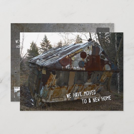 私たちは新しい家に引っ越した | アーク 案内ポストカード (正面/裏面)