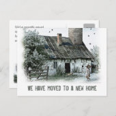 私たちは新しい家に引っ越した | 田園地方 案内ポストカード (正面/裏面)