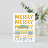 私たちは新しい家のクリスマス休暇を移動した 案内ポストカード (スタンド正面)