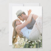 私たちは新しい根の植物を持っている新しい家の移動の写真 案内状 (裏面)