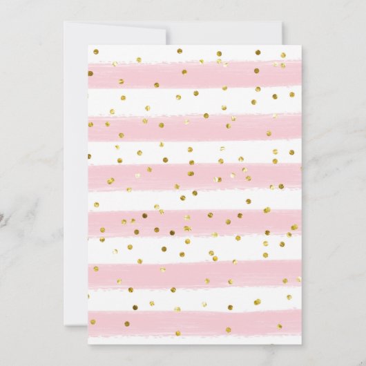 私たちは早くツインガールベビーシャワーを待つことができる 招待状 (裏面)