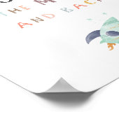 私たちは月とバック子供部屋ポスターにあなたを愛する ポスター (角)