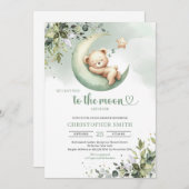 私たちは月と背中にあなたを愛してい男女兼用る 招待状 (正面/裏面)