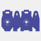 私たちは月の赤ちゃんシャワーおもしろいを越えて男女兼用 フェイバーボックス (見開き)