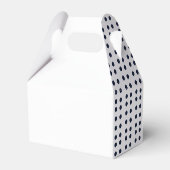 私たちは月の赤ん坊のシャワー青の上にいる フェイバーボックス (裏面サイド)