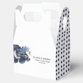 私たちは月の赤ん坊のシャワー青の上にいる フェイバーボックス (オープン)