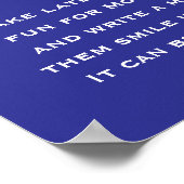 私たちは月の赤ん坊シャワー夜遅くのおむつを越えている ポスター (角)