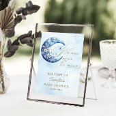 私たちは月面の男の子の赤ん坊のシャワーの上にいる ポスター