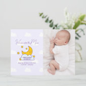 私たちは月2の写真の誕生の発表の上にいる 案内状 (スタンド正面)