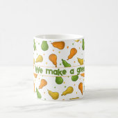 私たちは梨の素晴らしバレンタイン名前をカスタムするを作る コーヒーマグカップ (中央)