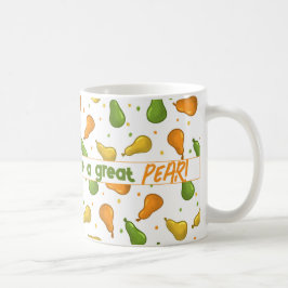 私たちは梨の素晴らしバレンタイン名前をカスタムするを作る コーヒーマグカップ