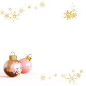 私たちは楽しいクリスマスのリースモノグラムナップを願う スクエアシール