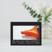 私たちは正しいことをする心配はない ポストカード (スタンド正面)