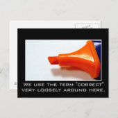 私たちは正しいことをする心配はない ポストカード (正面/裏面)