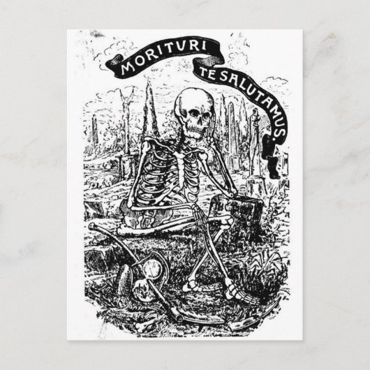 私たちは死ぬしようとしているハガキ ポストカード (正面)