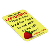 私たちは残りのバイブル引用文が大好き マグネット (右側)