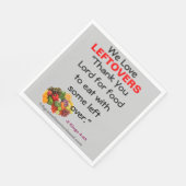 私たちは残りのバイブル引用文磁石が大好き スタンダードランチョンナプキン (角)