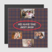 私たちは母の最高のタータンチェックのPlaid 4の写真を持っている (正面/裏面)