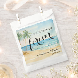 私たちは永遠にエレガントな結婚式を決めた フェイバーバッグ